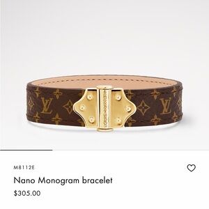 Louis Vuitton Nano Monogram bracelet